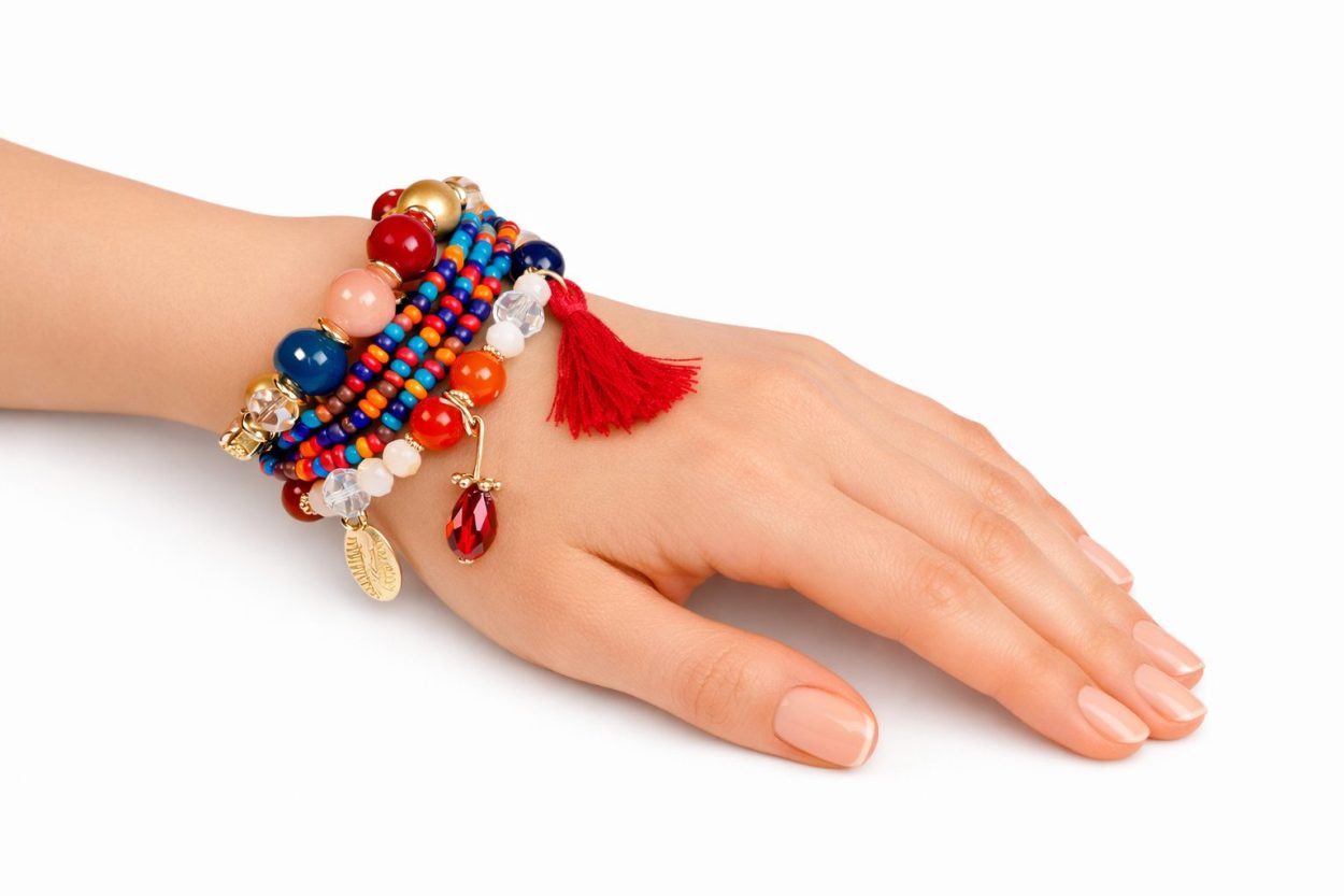Vibrant Multistrand Bracelet - Image 2