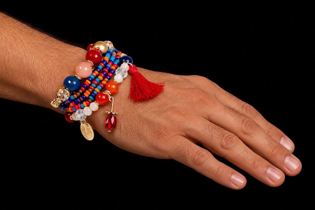 Vibrant Multistrand Bracelet - Image 3