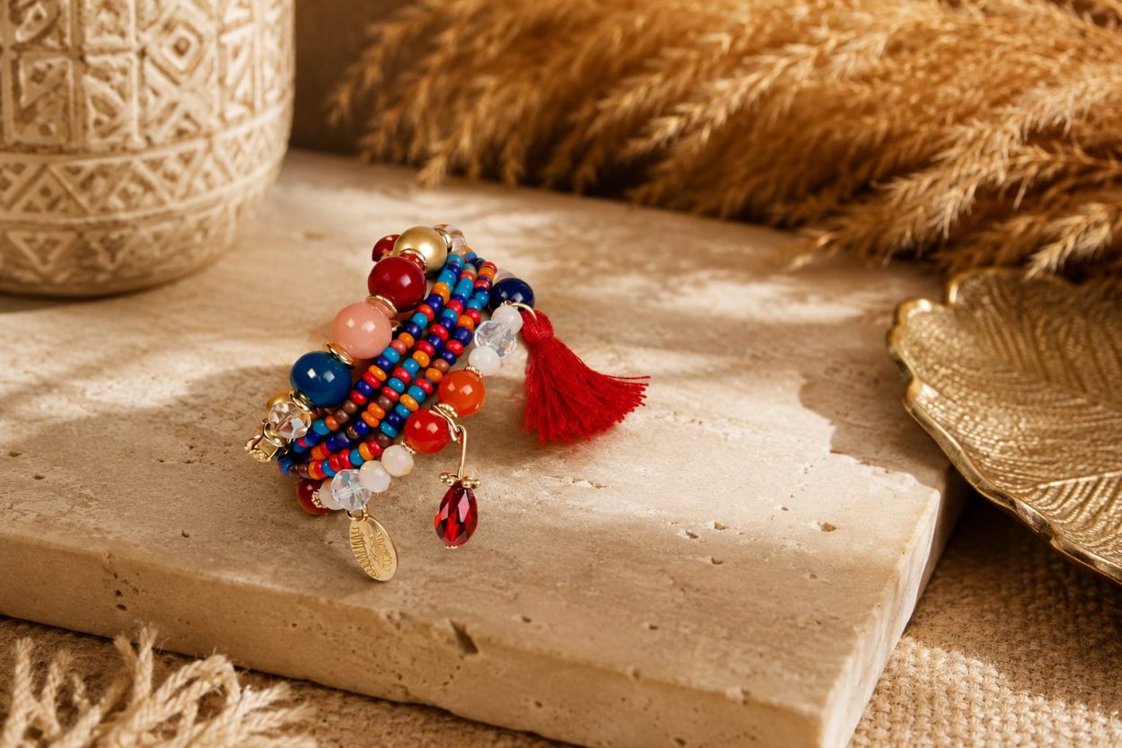Vibrant Multistrand Bracelet