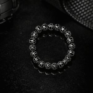 Black & White Bead Bracelet