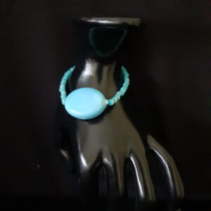 Big Blue Bead Bracelet