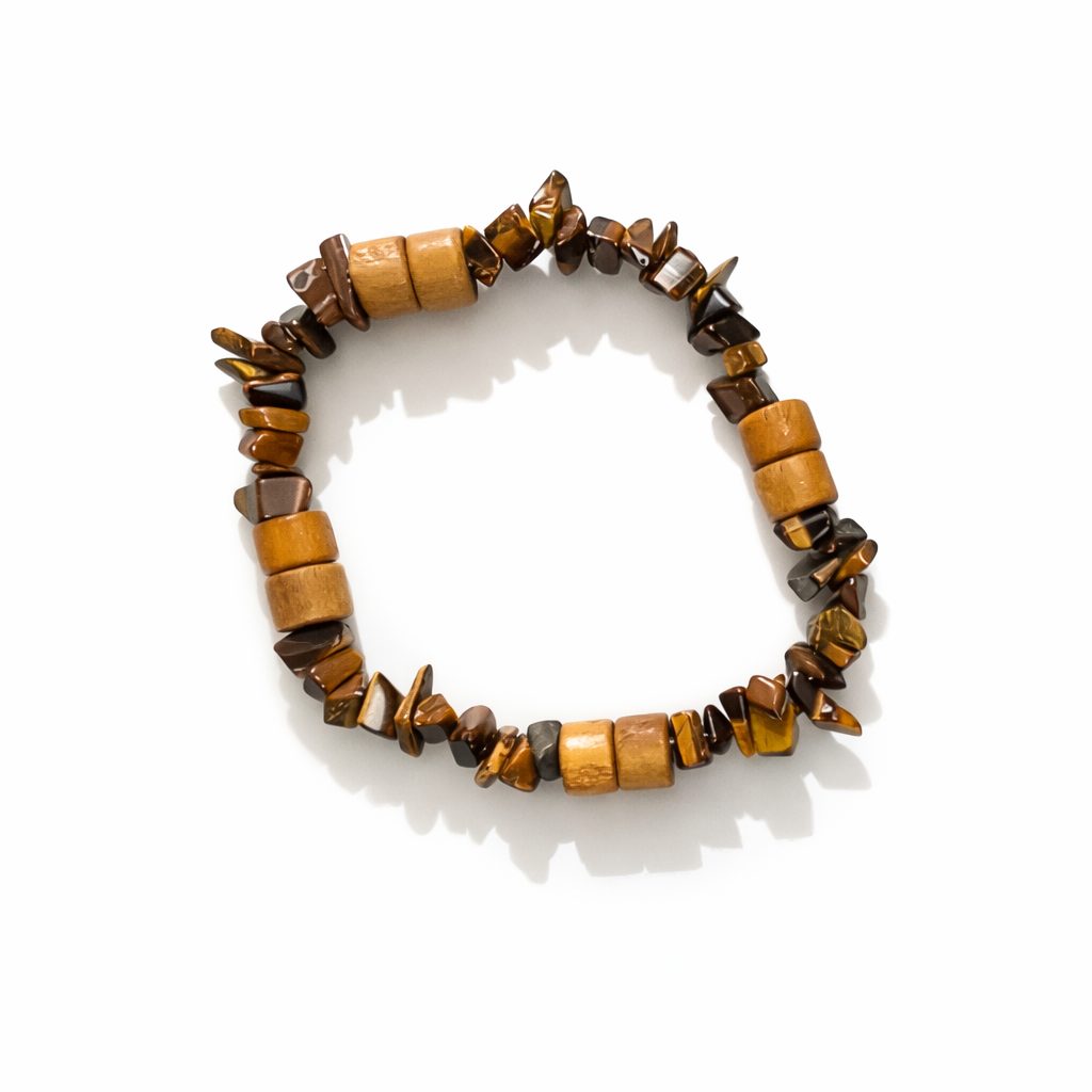 Elemental Fusion of Earthy Elegance Bead Bracelet - Image 2
