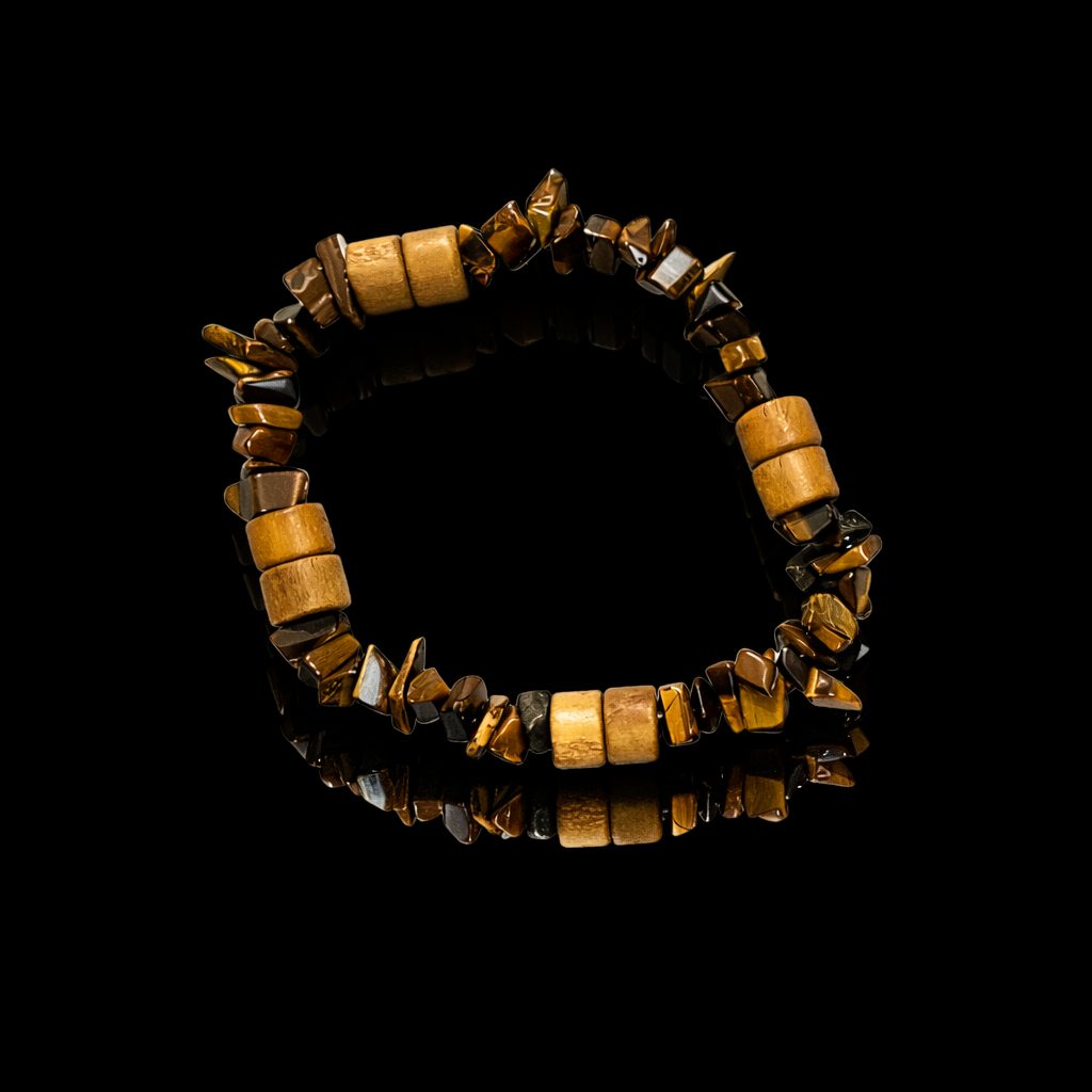 Elemental Fusion of Earthy Elegance Bead Bracelet - Image 3