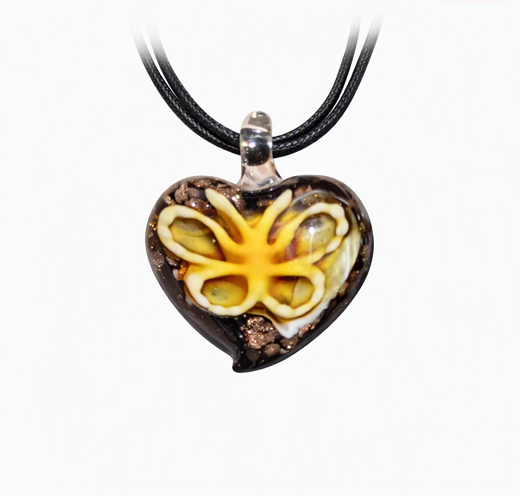Murano Glass Pendant Necklace - Image 4