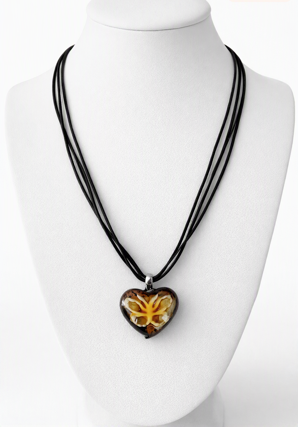 Murano Glass Pendant Necklace - Image 2