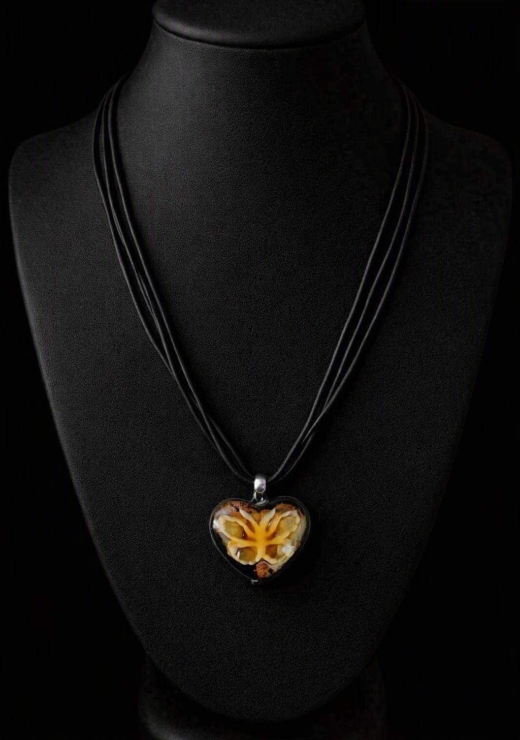 Murano Glass Pendant Necklace - Image 3