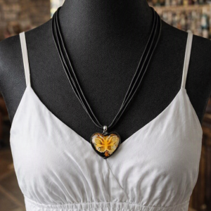Murano Glass Pendant Necklace