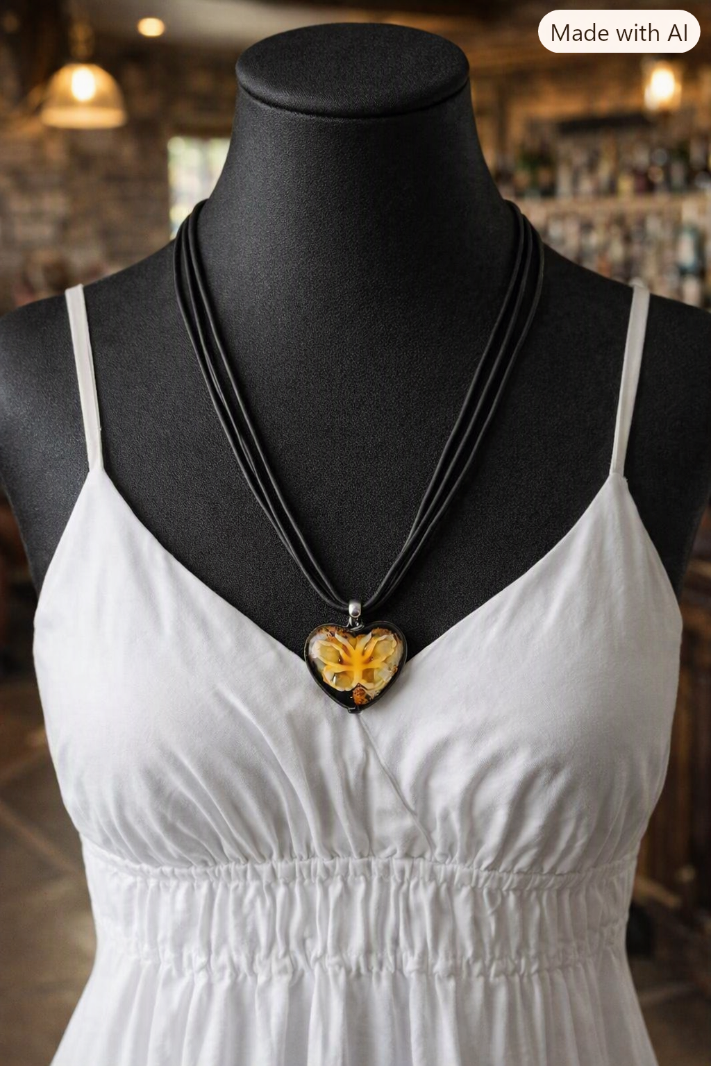 Murano Glass Pendant Necklace